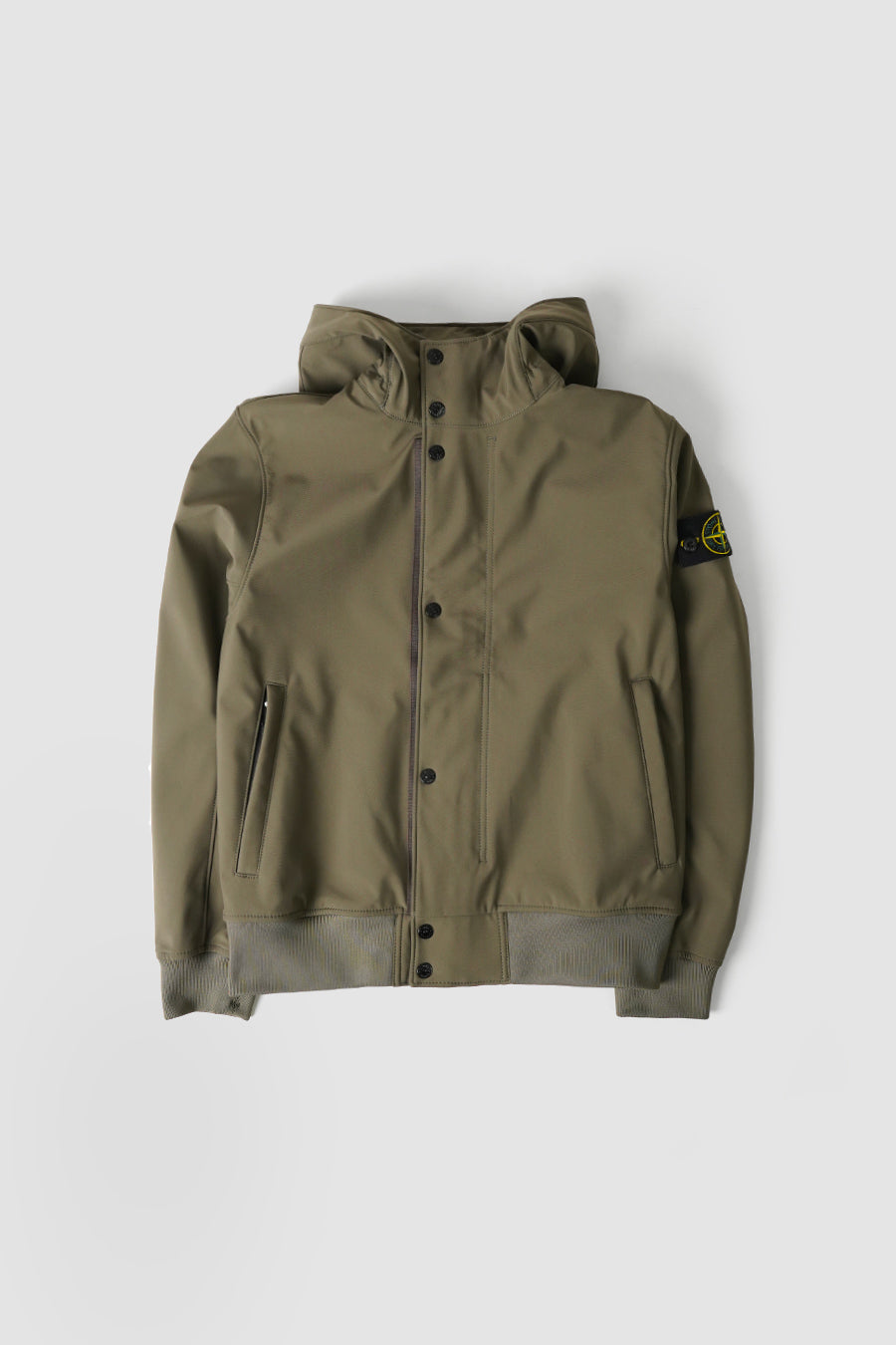 VESTE LIGHT SOFT SHELL-R E.DYE TECHNOLOGY VERT MILITAIRE