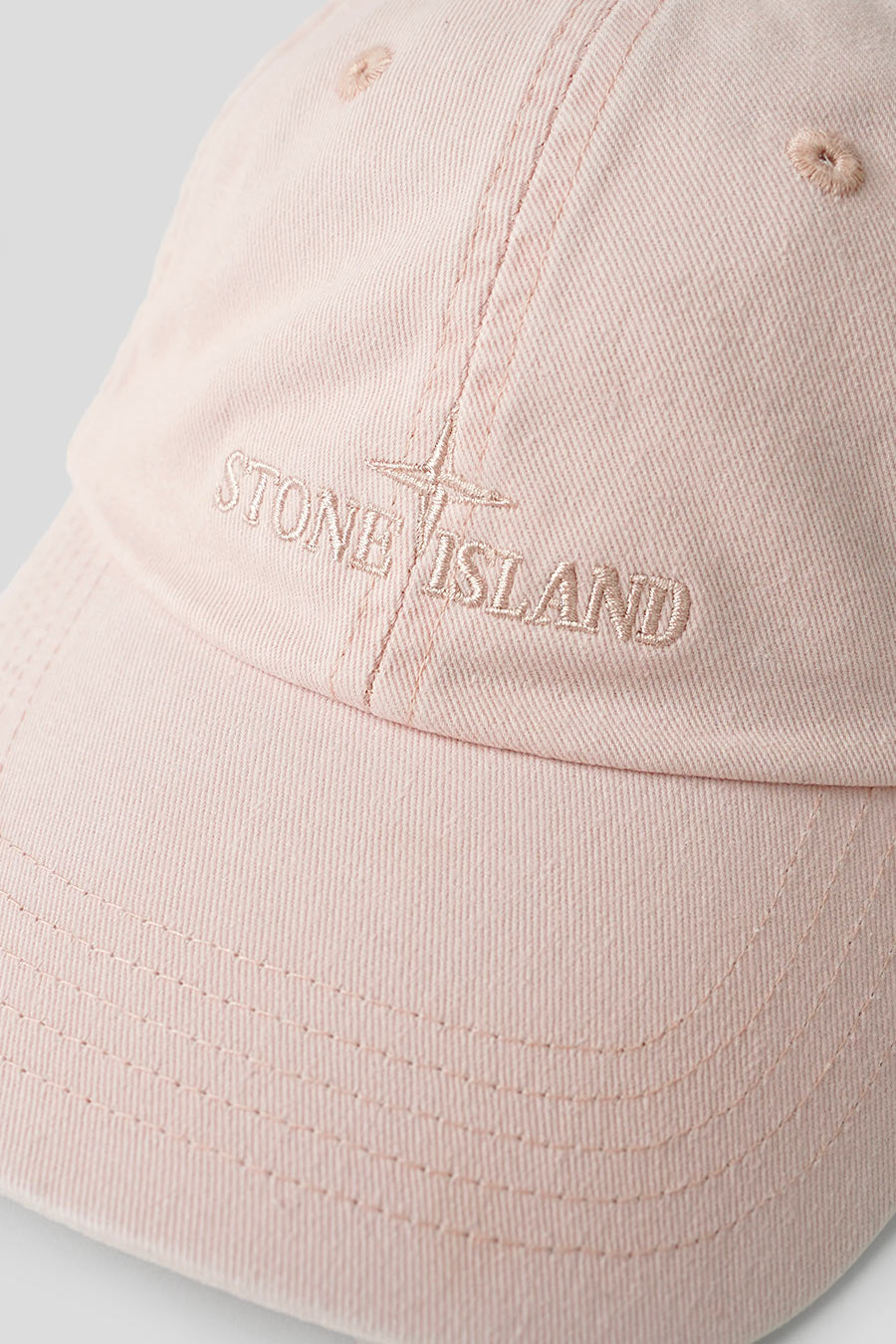 CASQUETTE EN GABARDINE DE COTON GRATTÉ ROSE