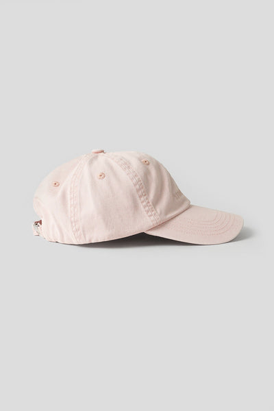 CASQUETTE EN GABARDINE DE COTON GRATTÉ ROSE