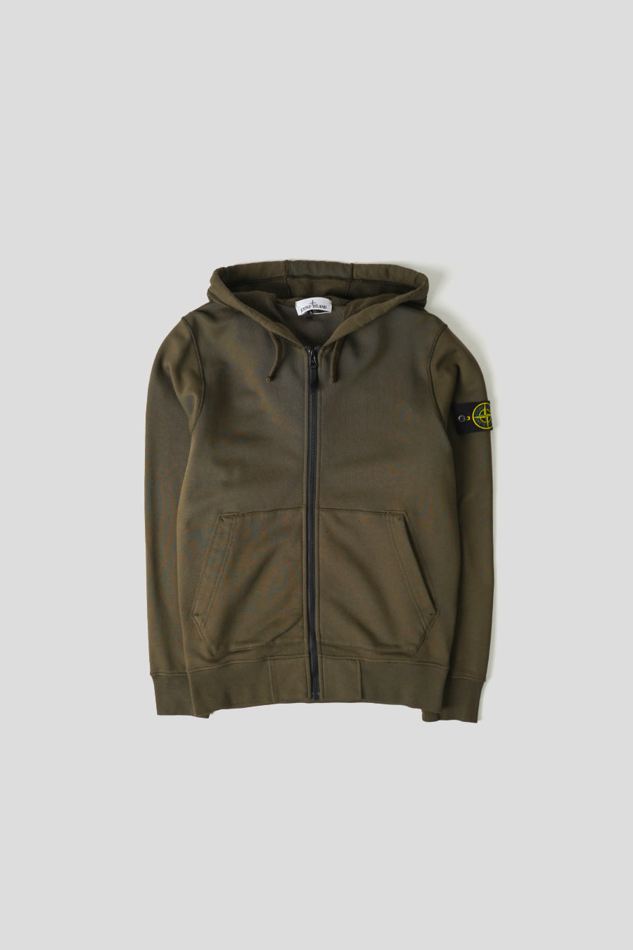 HOODIE ZIPPÉ VERT MILITAIRE