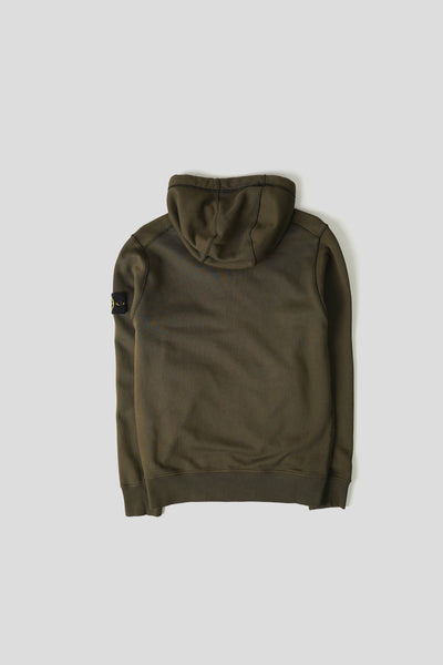 HOODIE ZIPPÉ VERT MILITAIRE