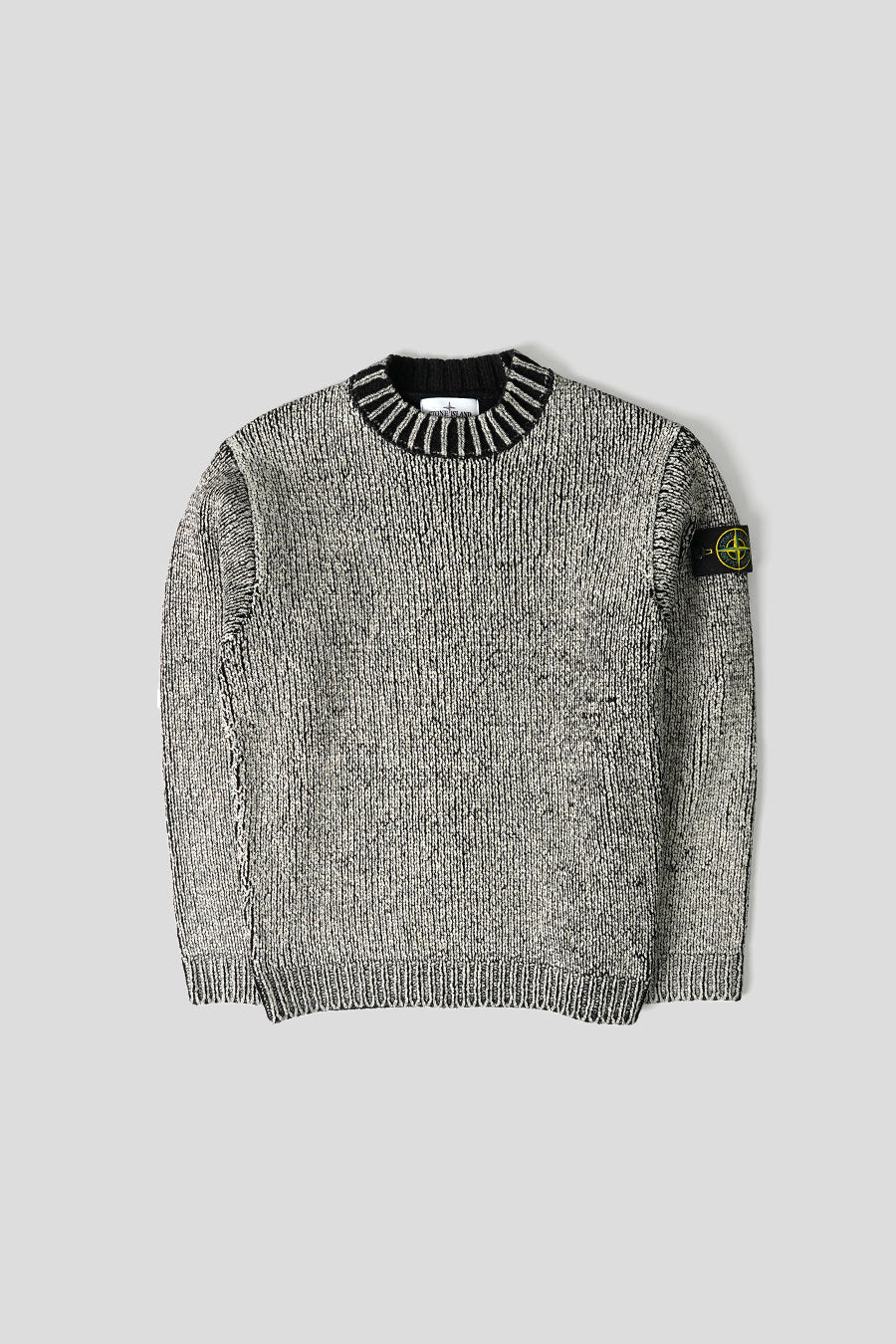 PULL À COL ROND EN  COTON CHENILLE