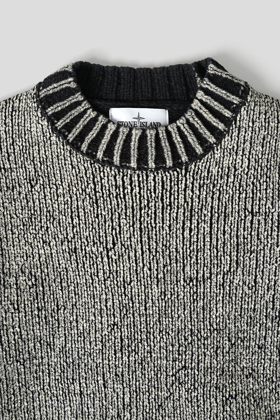 PULL À COL ROND EN  COTON CHENILLE