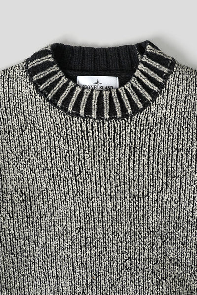 PULL À COL ROND EN  COTON CHENILLE