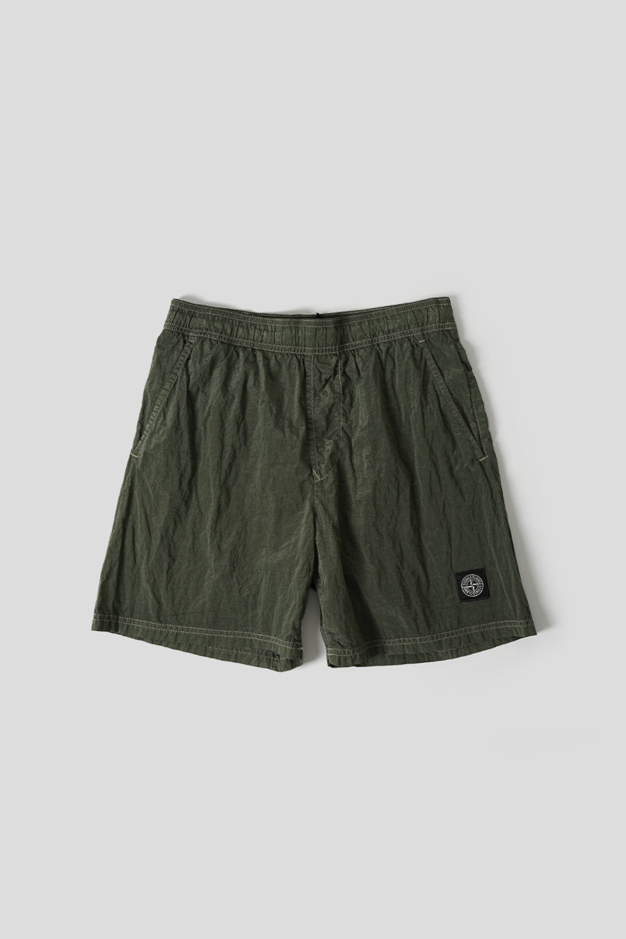 SHORT DE BAIN NYLON METAL KAKI