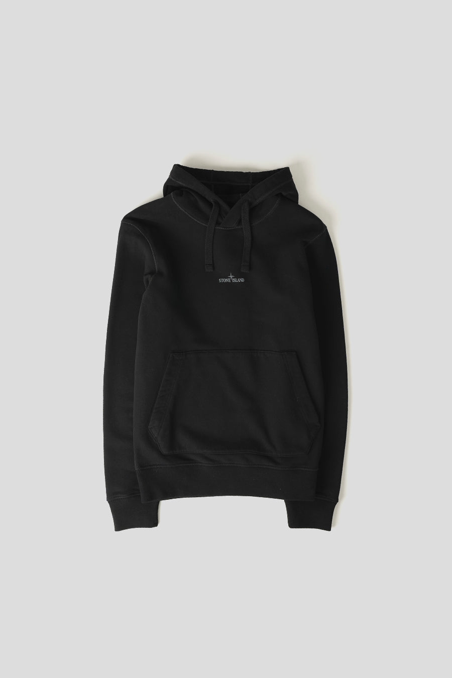 SWEAT-SHIRT À CAPUCHE BRODÉ NOIR