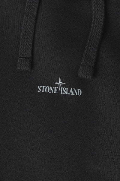 SWEAT-SHIRT À CAPUCHE BRODÉ NOIR