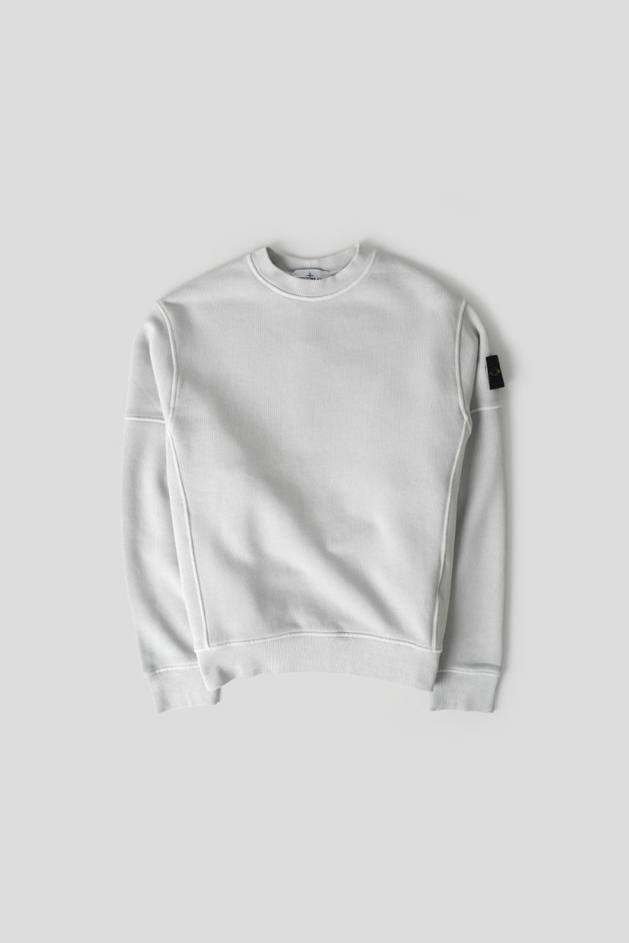 SWEAT-SHIRT EN COTON BIOLOGIQUE GRIS PERLE