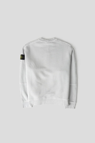 SWEAT-SHIRT EN COTON BIOLOGIQUE GRIS PERLE