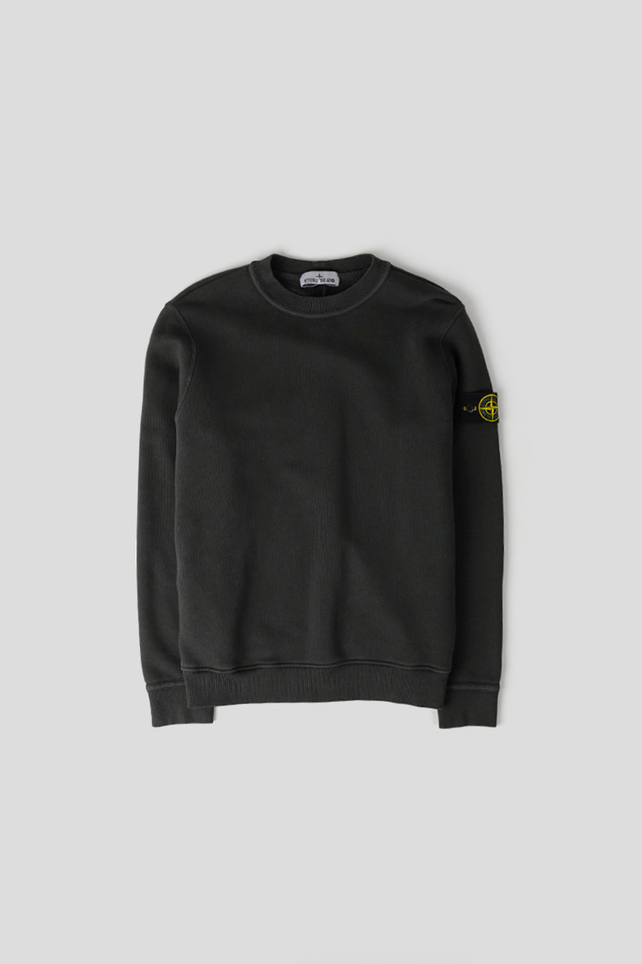 SWEAT-SHIRT "OLD" EFFECT GRIS PLOMB