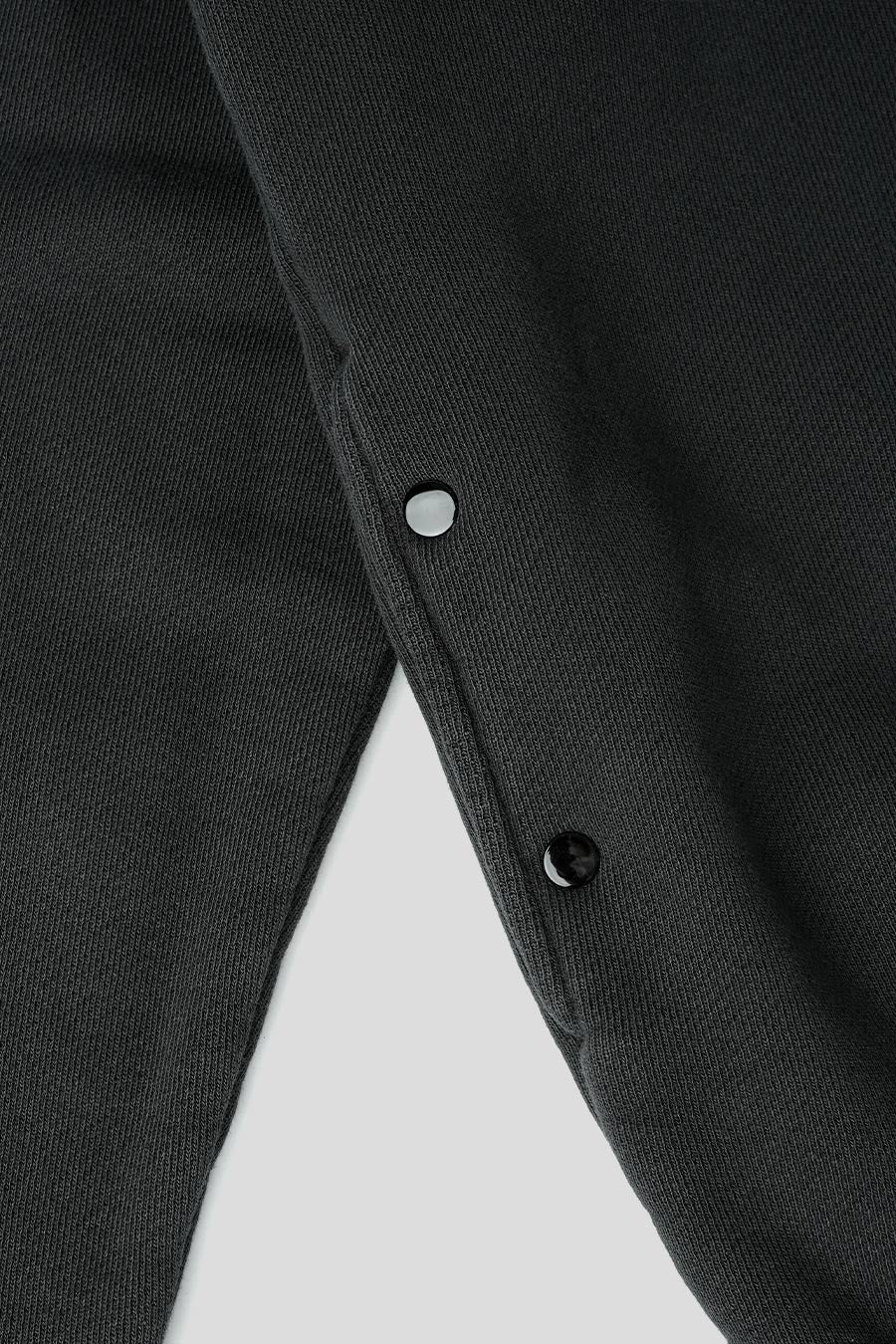 SWEAT-SHIRT "OLD" EFFECT GRIS PLOMB