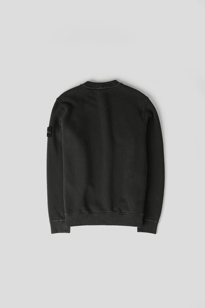 SWEAT-SHIRT "OLD" EFFECT GRIS PLOMB