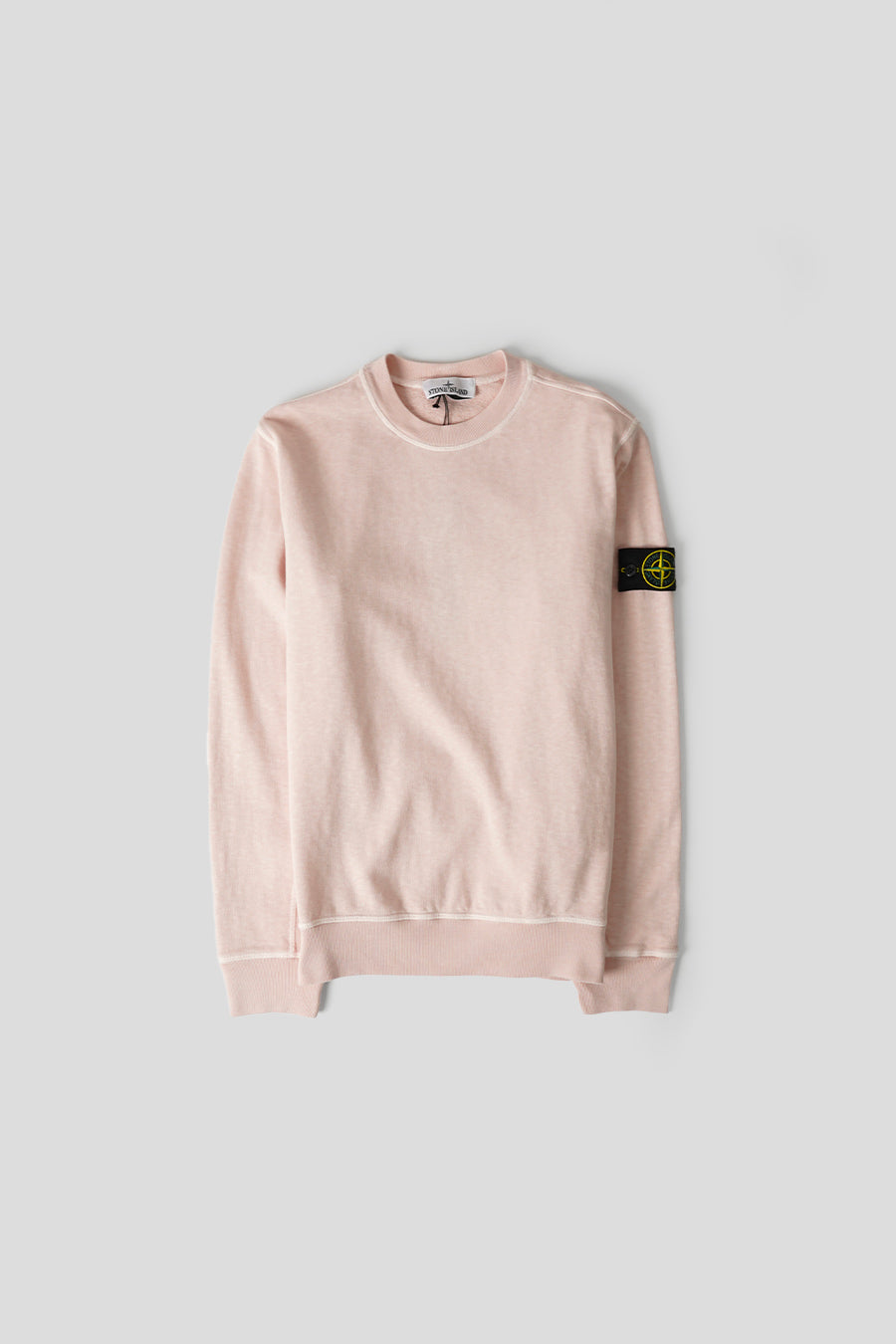SWEAT-SHIRT "OLD" EFFECT ROSE ANTIQUE