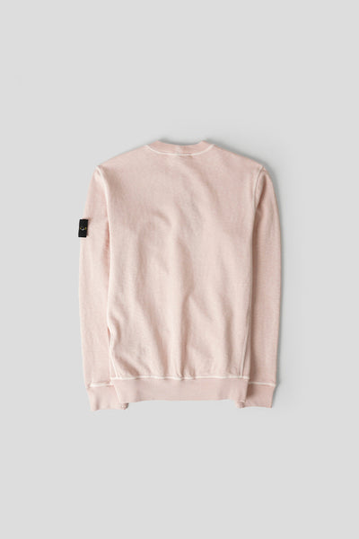 SWEAT-SHIRT "OLD" EFFECT ROSE ANTIQUE