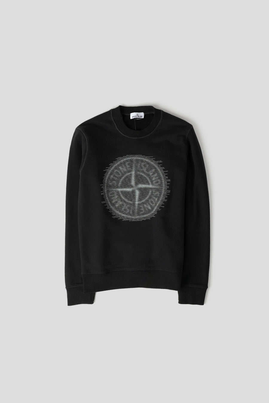 SWEAT-SHIRT "OPTICAL THREE" NOIR