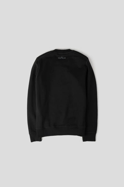 SWEAT-SHIRT "OPTICAL THREE" NOIR