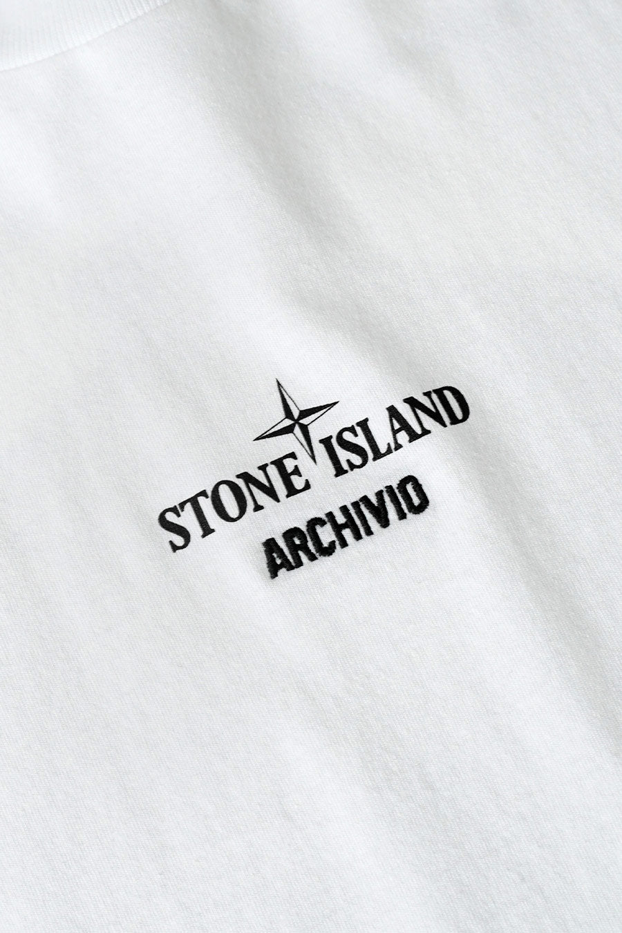 T-SHIRT ARCHIVIO "GESSO" BLANC