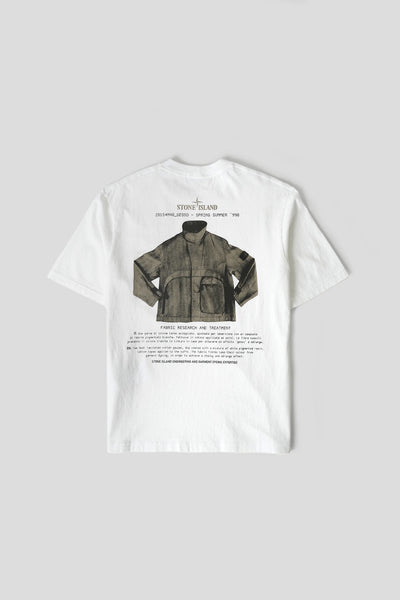 T-SHIRT ARCHIVIO "GESSO" BLANC