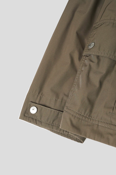 VESTE MICRO TWILL VERT FONCÉ