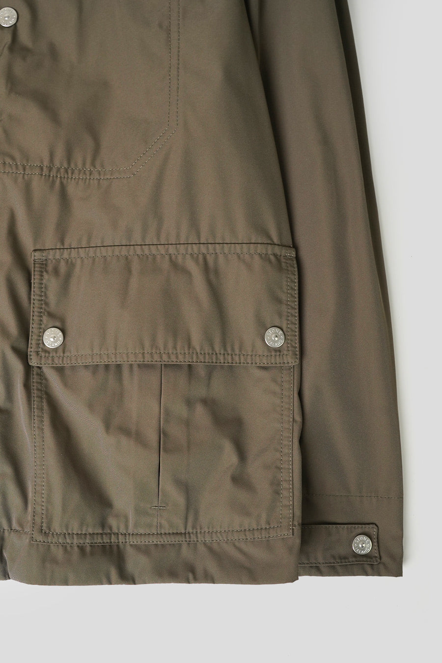 VESTE MICRO TWILL VERT FONCÉ