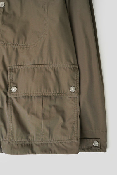 VESTE MICRO TWILL VERT FONCÉ