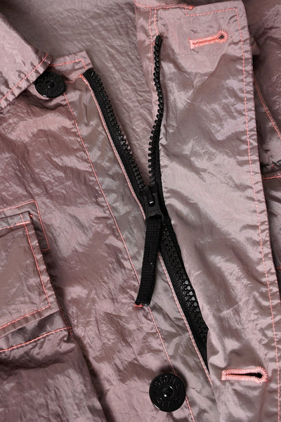 VESTE WATRO-TC EN NYLON MÉTAL ROSE