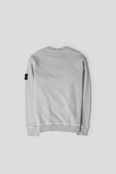 SWEAT-SHIRT "OLD" EFFECT GRIS PERLE