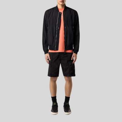 Short cargo en nylon avec taille elastique