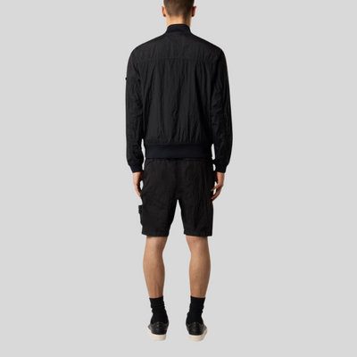 Short cargo en nylon avec taille elastique