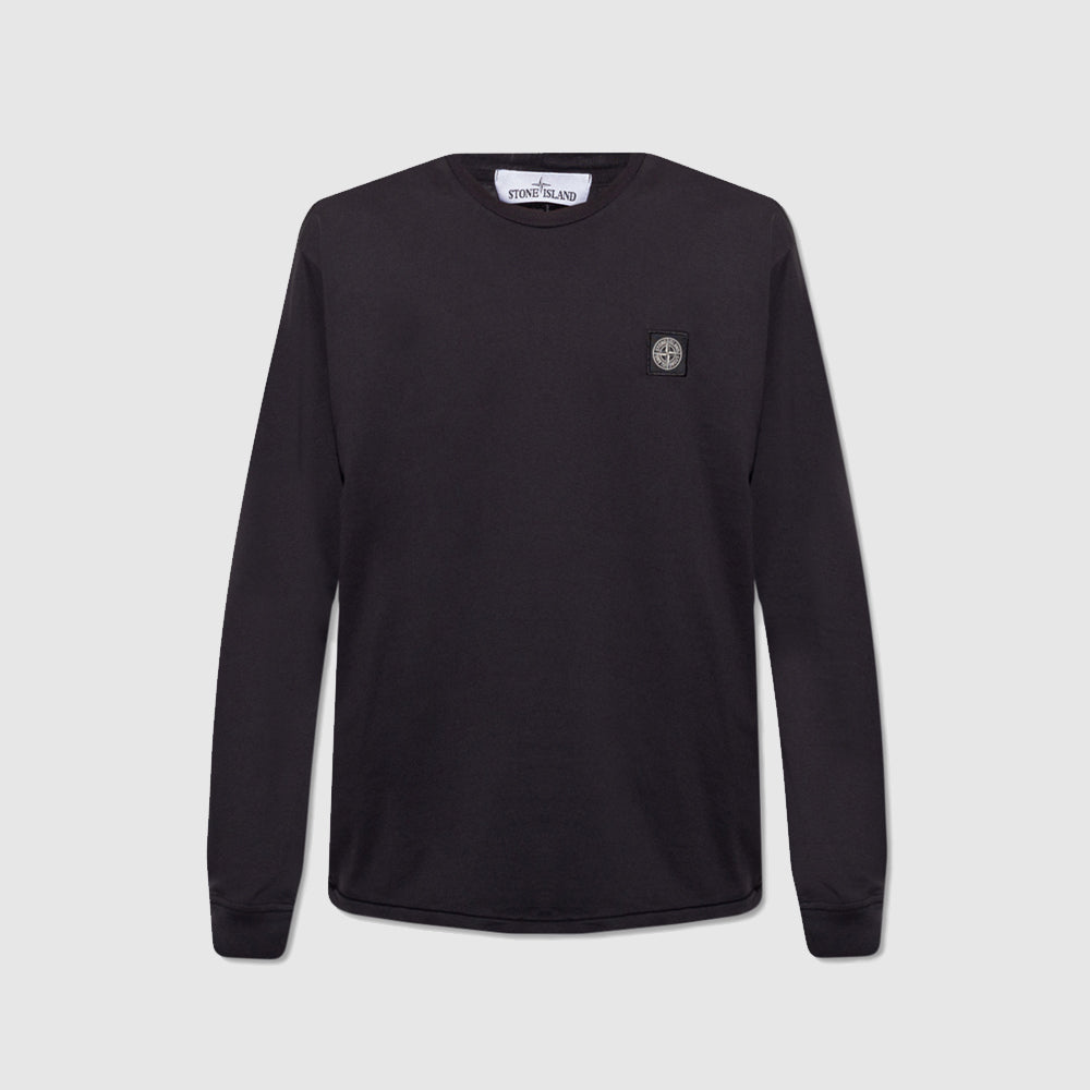 T-shirt Stone Island manches longues noir
