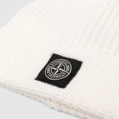 Bonnet en laine à patch logo
