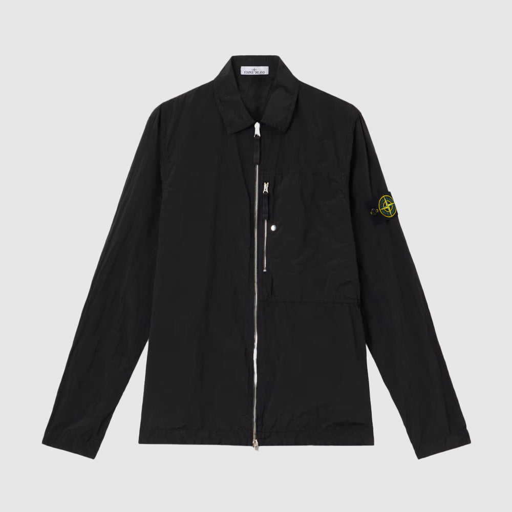 Surchemise Stone Island à poches et à glissière bidirectionnelle