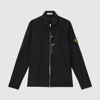 Surchemise Stone Island à poches et à glissière bidirectionnelle