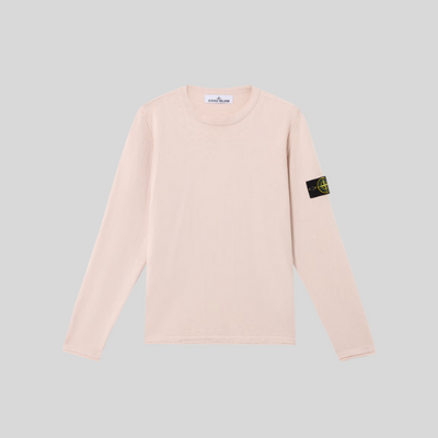 Sweatshirt col rond avec finitions en petits rouleaux