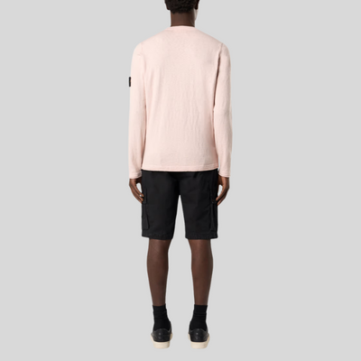Sweatshirt col rond avec finitions en petits rouleaux