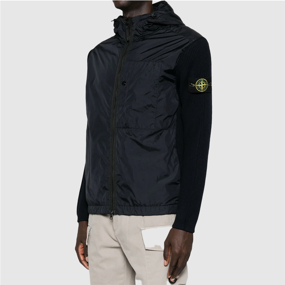 Gilet Bi-matière Noir