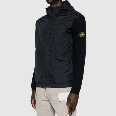Gilet Bi-matière Noir