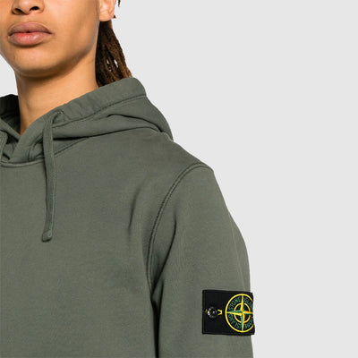 Sweat à capuche à patch logo