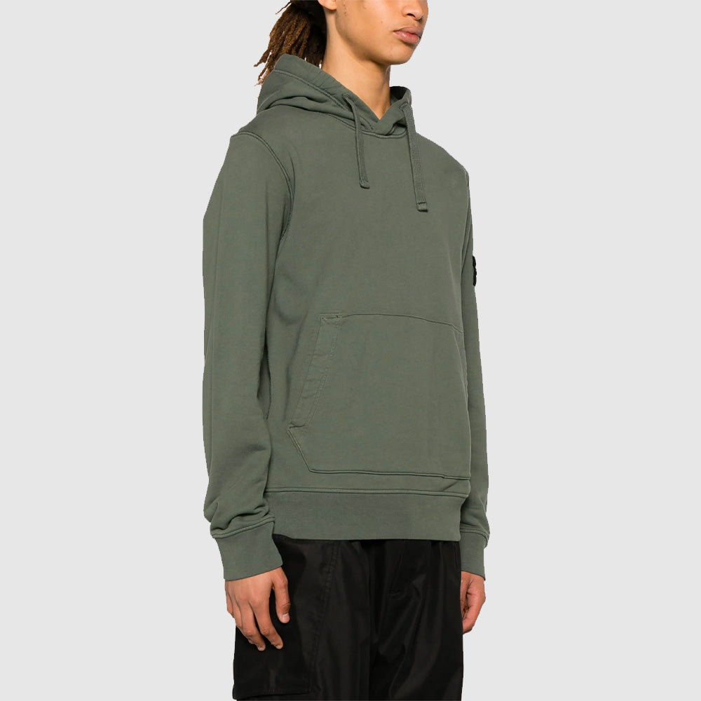 Sweat à capuche à patch logo