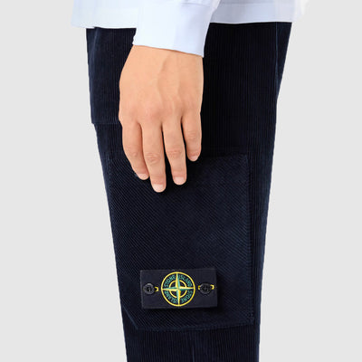 Pantalon cargo en velours