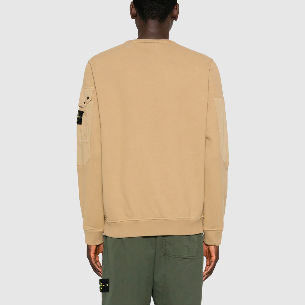 Sweatshirt cargo à empiècements