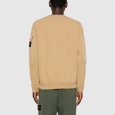Sweatshirt cargo à empiècements