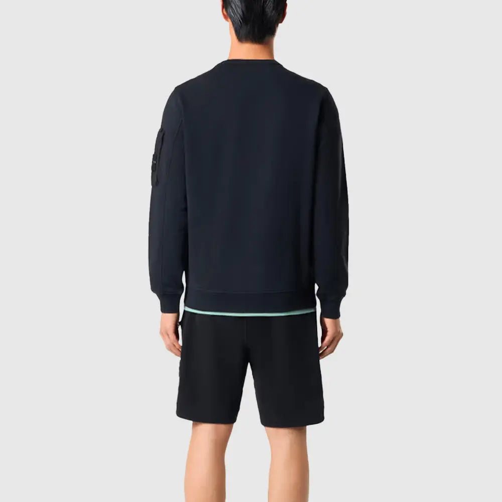Sweatshirt à poche brodée