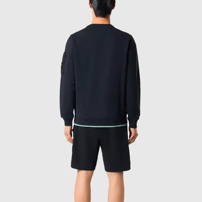 Sweatshirt à poche brodée