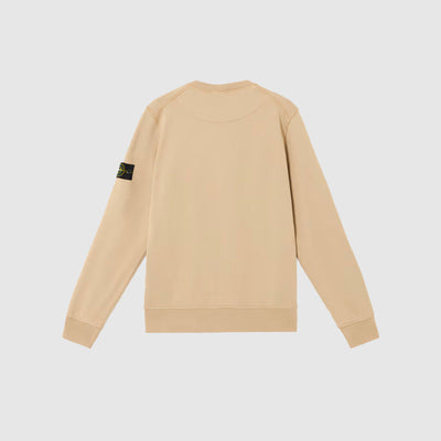 Sweatshirt Col Rond à Détails Côtelés