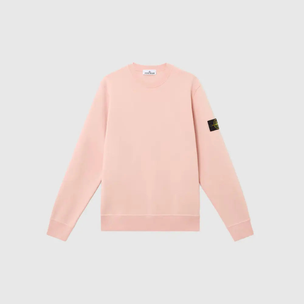 Sweatshirt Col Rond à Détails Côtelés STONE ISLAND