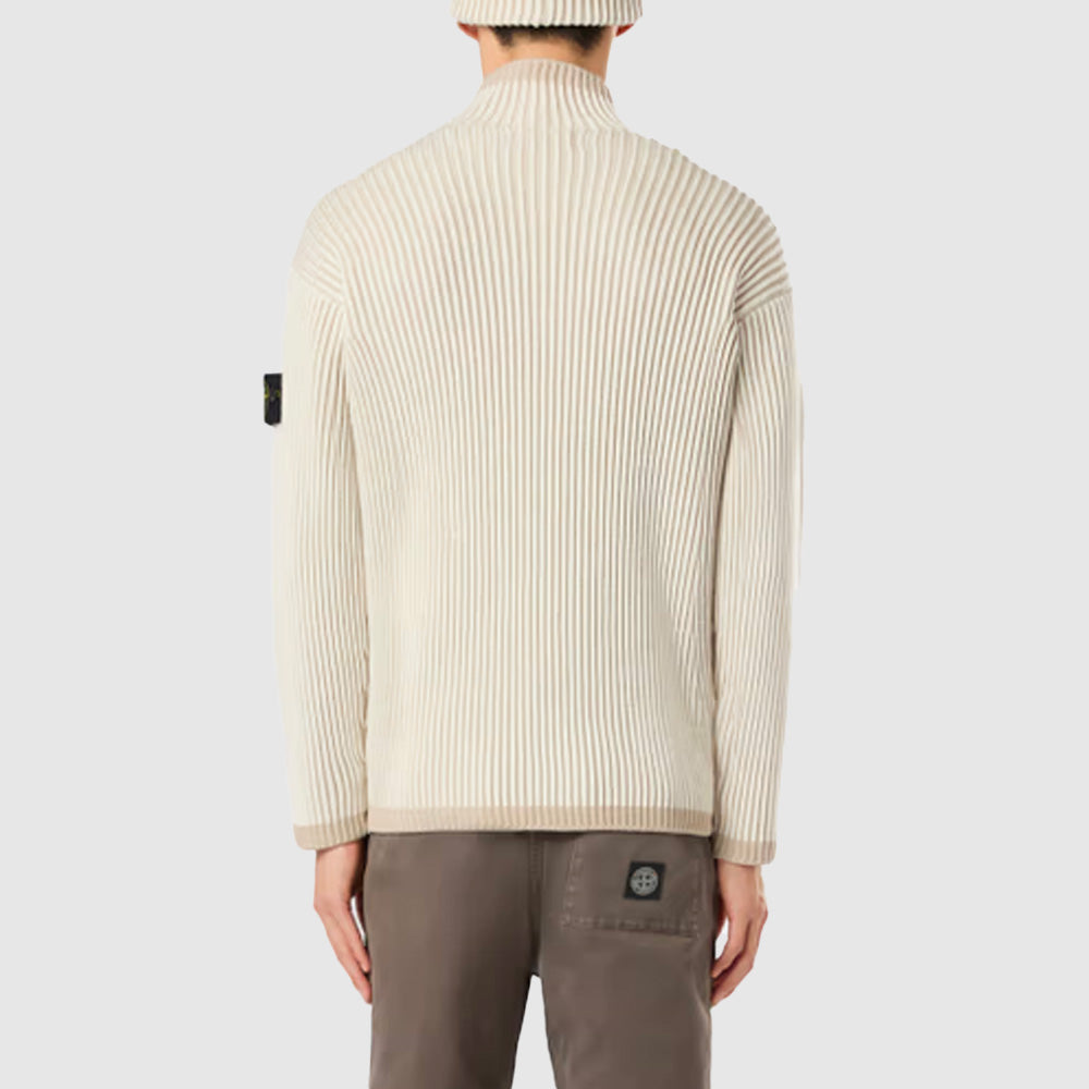 Pull ample à col zippé