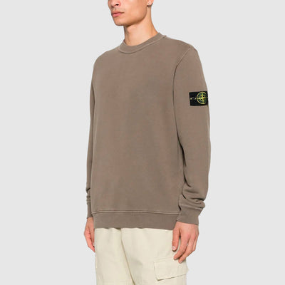 Sweatshirt à Col Ras du Cou en Mousse