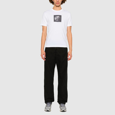 T-shirt en Coton à Imprimé Compass