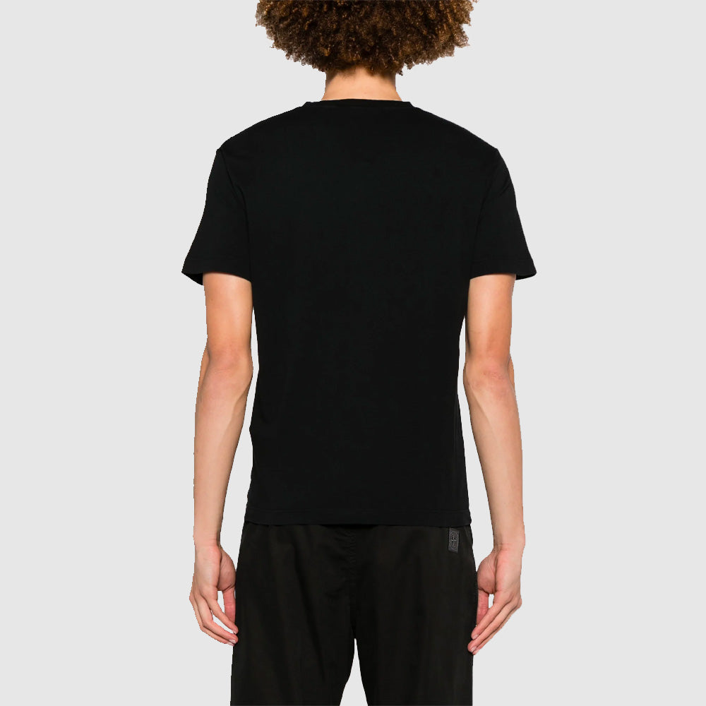T-shirt en Coton à Imprimé Compass